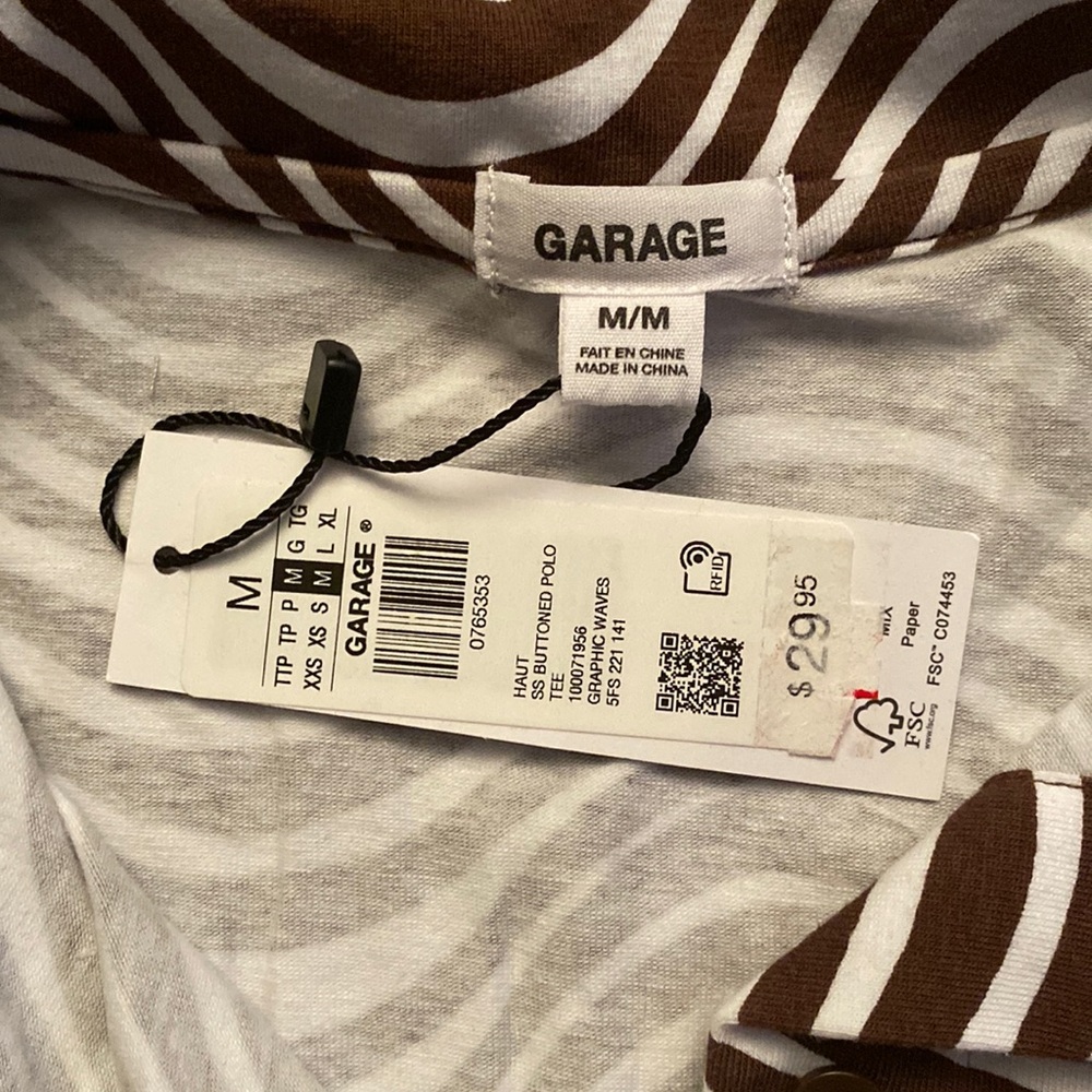 Garage Button Down Top - Picture 3 of 3